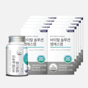 바이탈솔루션 엠에스엠 MSM 120정, 12개