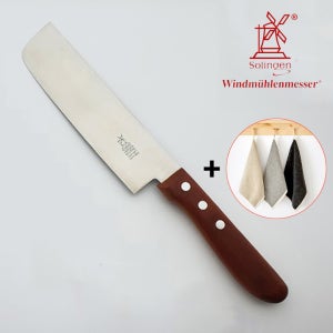 [프리미엄 구리코튼 핸드타월 3매 드림] 로버트허더 나키리 나이프 자두나무 핸들 채소 야채칼