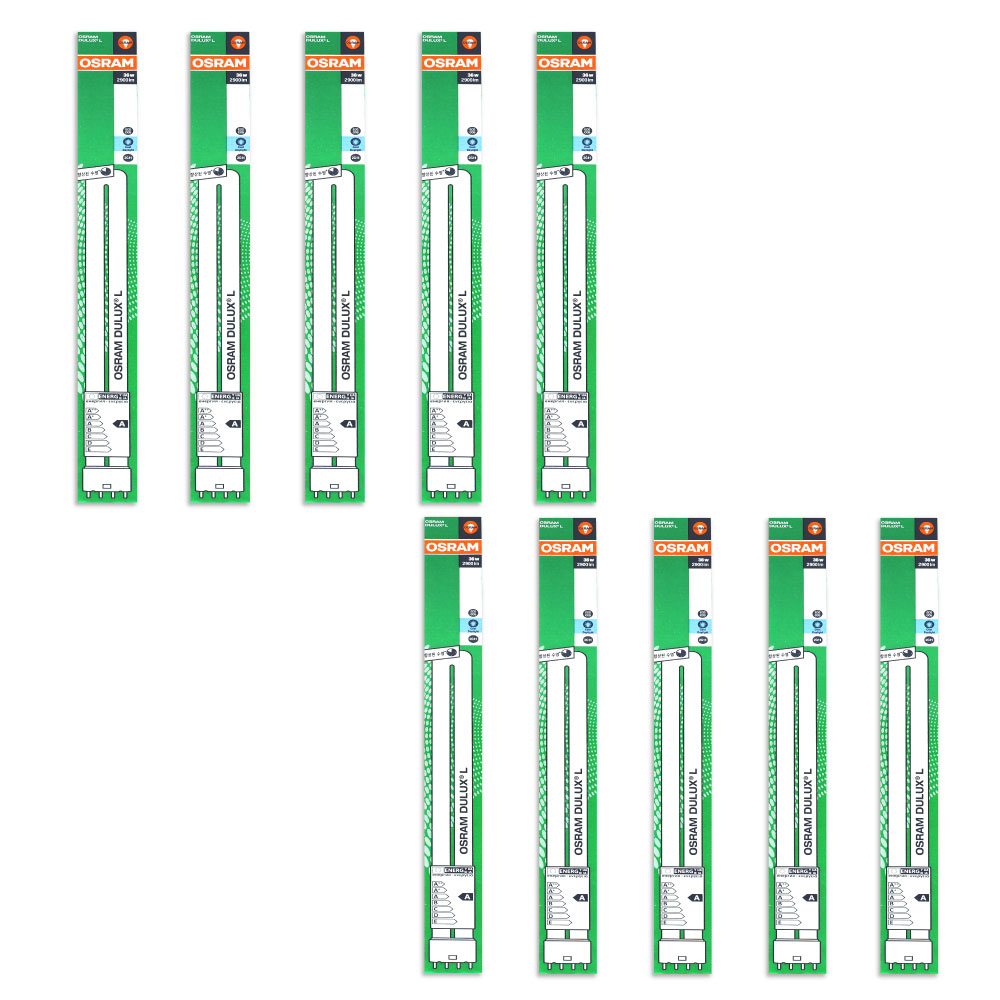 fpl 36w 865 ex-d 오스람 삼파장 형광등 dulux l, 10개 36W, 주광색