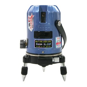 신콘 SL-222P 레이저레벨-추방식 4V1H1D 10mW 2배밝기