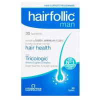 비타바이오틱스 Vitabiotics Hairfollic Man Tablets 30정 모발 피부 남성용 비오틴 셀레늄 아연