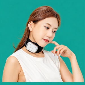 약손드림 목 EMS 저주파 마사지기 승모근 어깨 안마기 보호대 밴드