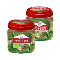 종가집 백열무물김치 1.2kg 2개