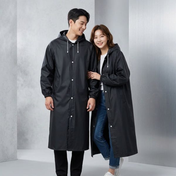 빅사이즈 다회용 성인 판초우의 야구장 배달 라이더 아웃도어 캠핑 등산용 여름 경량 우비