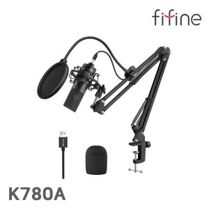 FIFINE K780A 마이크 풀패키지 개인방송 명품 마이크 세트 USB 유튜버 게이밍 스트리밍