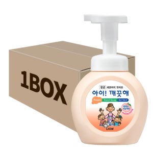 아이깨끗해 핸드워시 손세정제 복숭아향 용기 250ml 18개