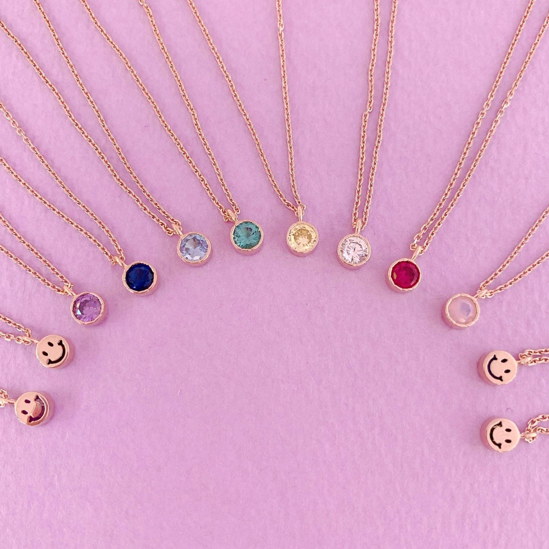 OST 탄생석 실버 목걸이