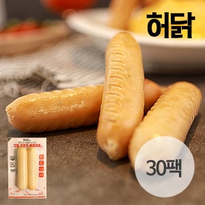허닭 닭가슴살 칼집소시지 매콤치즈 100g 30팩