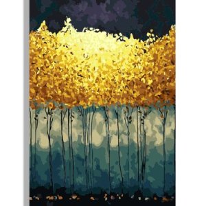 황금나무 돈들어오는그림 쉬운그림그리기 대형 DIY명화 유화 아크릴화 그림 캔버스 색칠하기