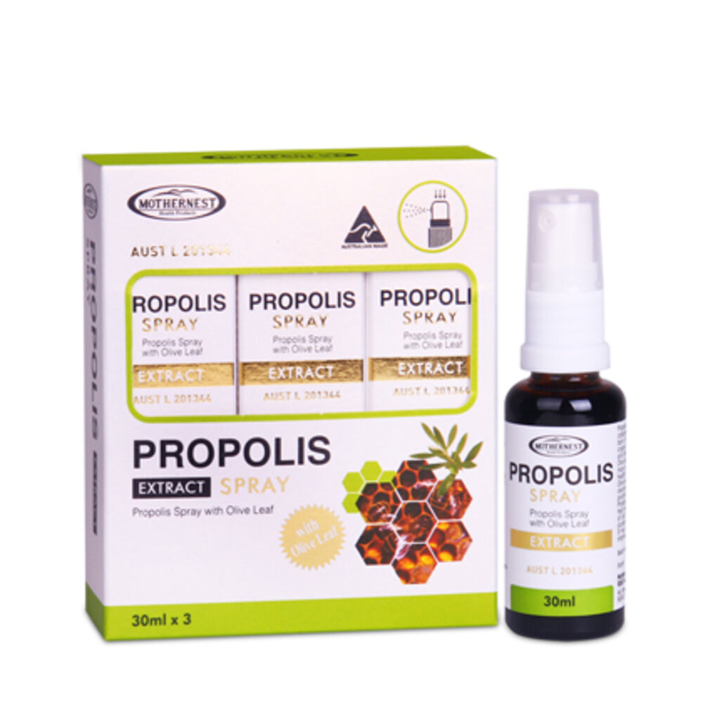 <b>마더네스트</b> 프로폴리스 스프레이 with 올리브잎 30ml x 3병 호주