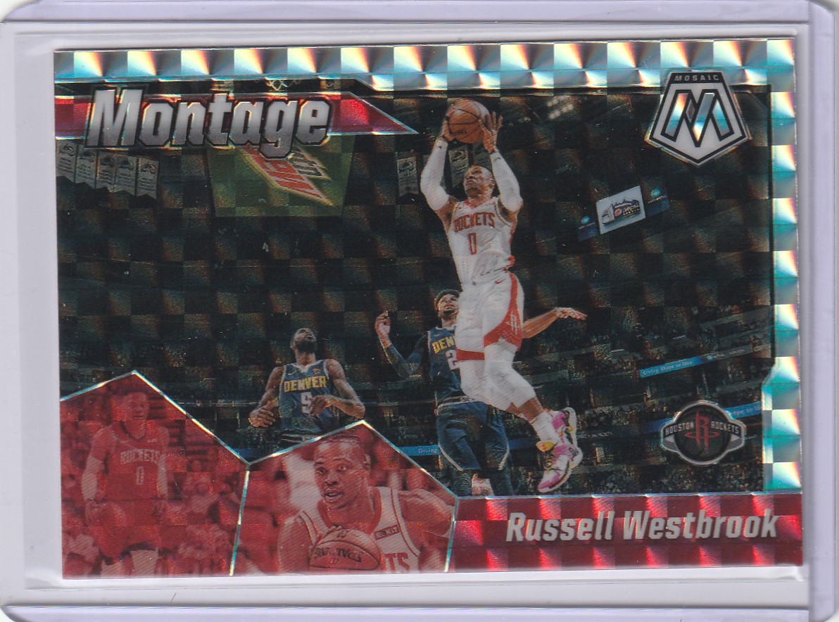 2019-20 Mosaic 러셀 웨스트브룩 Montage Prizm #4 NBA카드