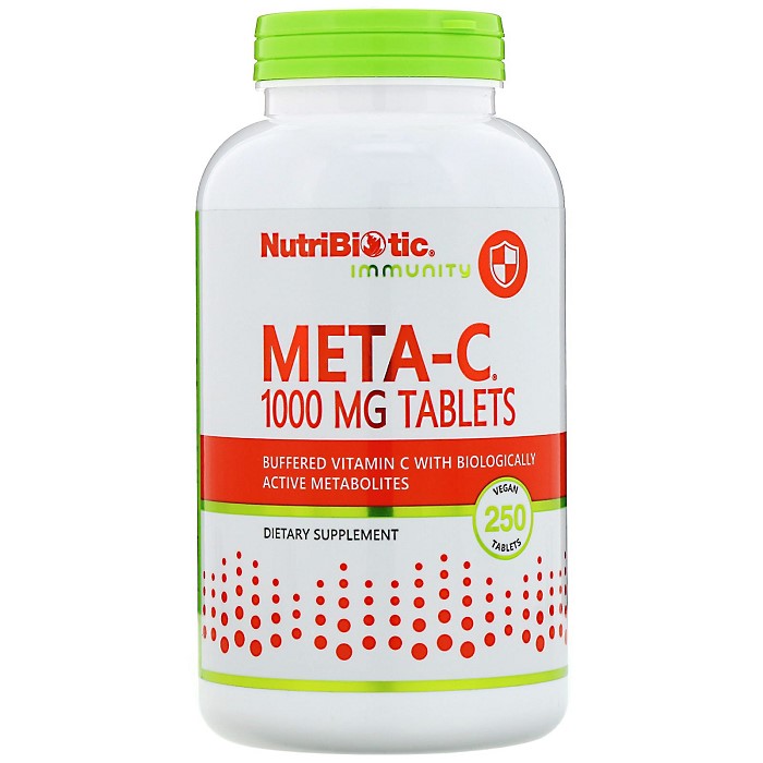 <b>뉴트리바이오틱 면역력</b> Meta-C 1000mg 식물성 캡슐 250정