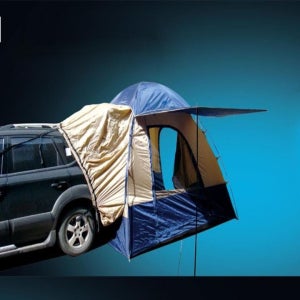SUV차량 트렁크 도킹 캠핑텐트 차박텐트 자동차타프 8인이상