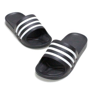 남여공용 가벼운 EVA 블랙 삼선 쿠션 실내화 슬리퍼