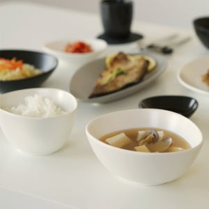 조약돌 무광 도자기 밥그릇 국그릇 밥공기 세트 2P 공기 대접 신혼 사기 그릇