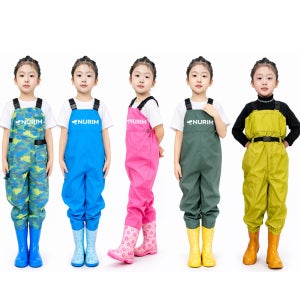 누림 어린이 가슴장화 5가지 색상