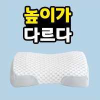 천연라텍스 양면 점보형 리본베개