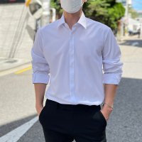 남자 긴팔 와이셔츠 직장인 빅사이즈 일반핏 반슬림핏 정장 큰 남방