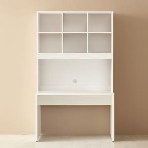 E0자재 레트라 전면 책장책상세트 1200x600x2009mm, 화이트(오픈형) DK9876