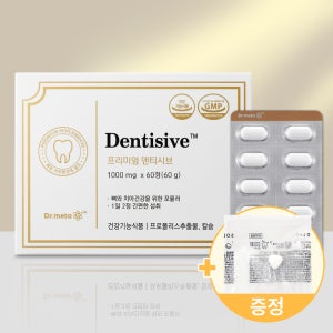 덴티시브 / 치아 건강 칼슘 영양제 잇몸 치약 + 약 케이스 증정