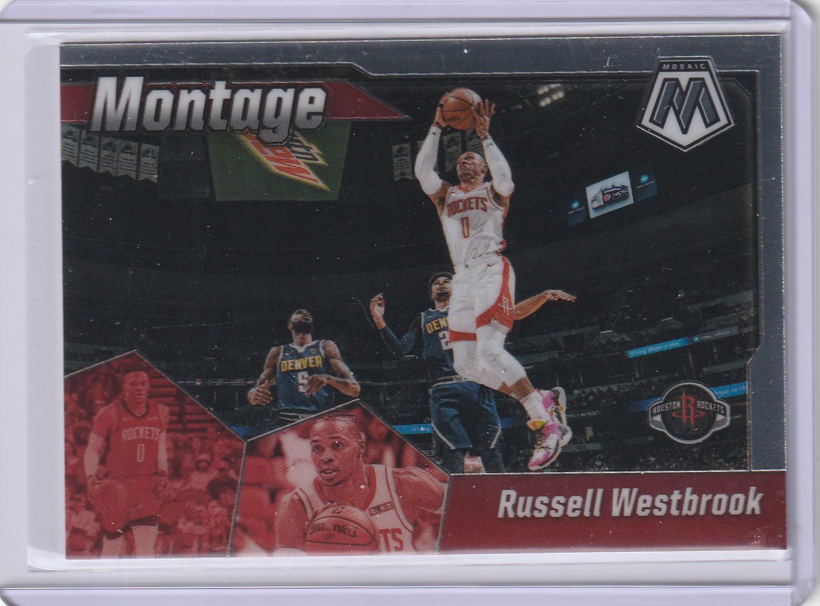 2019-20 Mosaic 러셀 웨스트브룩 Montage #4 NBA카드