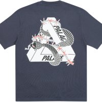 팔라스 반팔 해쉬 미트 프레쉬 뱀 프린팅 Hesh Mit Fresh T-Shirt Navy