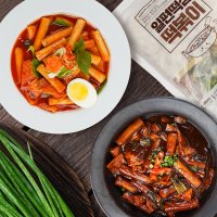 일편떡심 추억의 매운 국물 떡볶이 짜장떡볶이