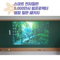 스마트 전자칠판 EBS 5,000안시 빔 프로젝터 범랑 칠판 세트