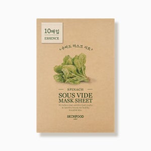 [스킨푸드][30매]#수분생기 수비드 마스크 (시금치) 18g
