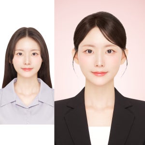 셀프 증명사진 취업사진 이력서 헤어 정장 보정 합성 민증 운전면허증 여권 인화