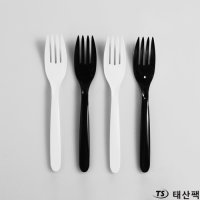 일회용포크 2000개 벌크/개별포장 160mm 고강도 포크