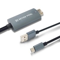 넷플릭스 TV연결 핸드폰 스마트폰 미러링 케이블 USB C to HDMI 4k 충전 2m