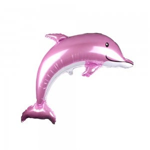 OK파티 파스텔돌고래은박풍선(대)핑크
