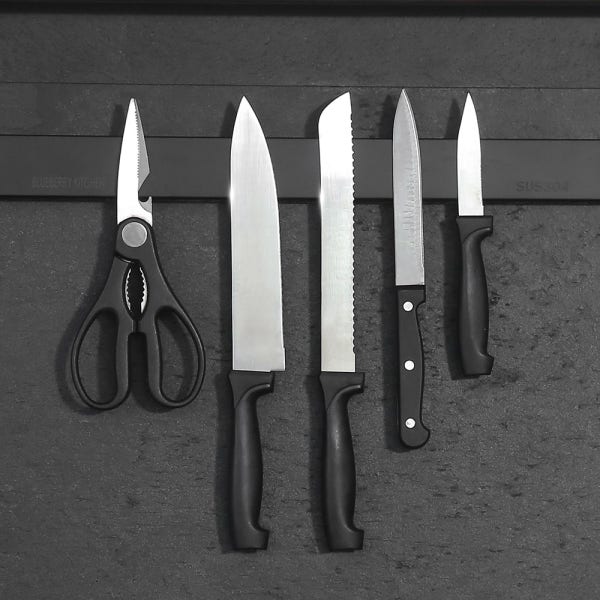 자석 칼 걸이 칼블럭 칼꽂이 거치대 30cm