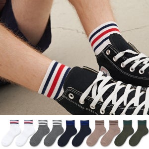 필로이 사이즈있는 여자 남자 데일리단목양말
