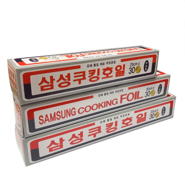 삼성 은박알루미늄 쿠킹호일 30M x 25cm 30cm 33cm 두꺼운호일