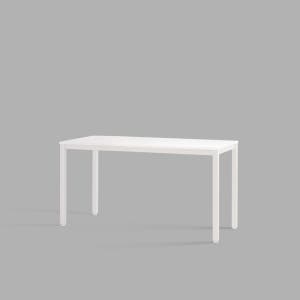 두닷 콰트로책상 학생 사무용 원룸 다용도 일자형 책상 1400x600mm, 에어화이트+에어화이트