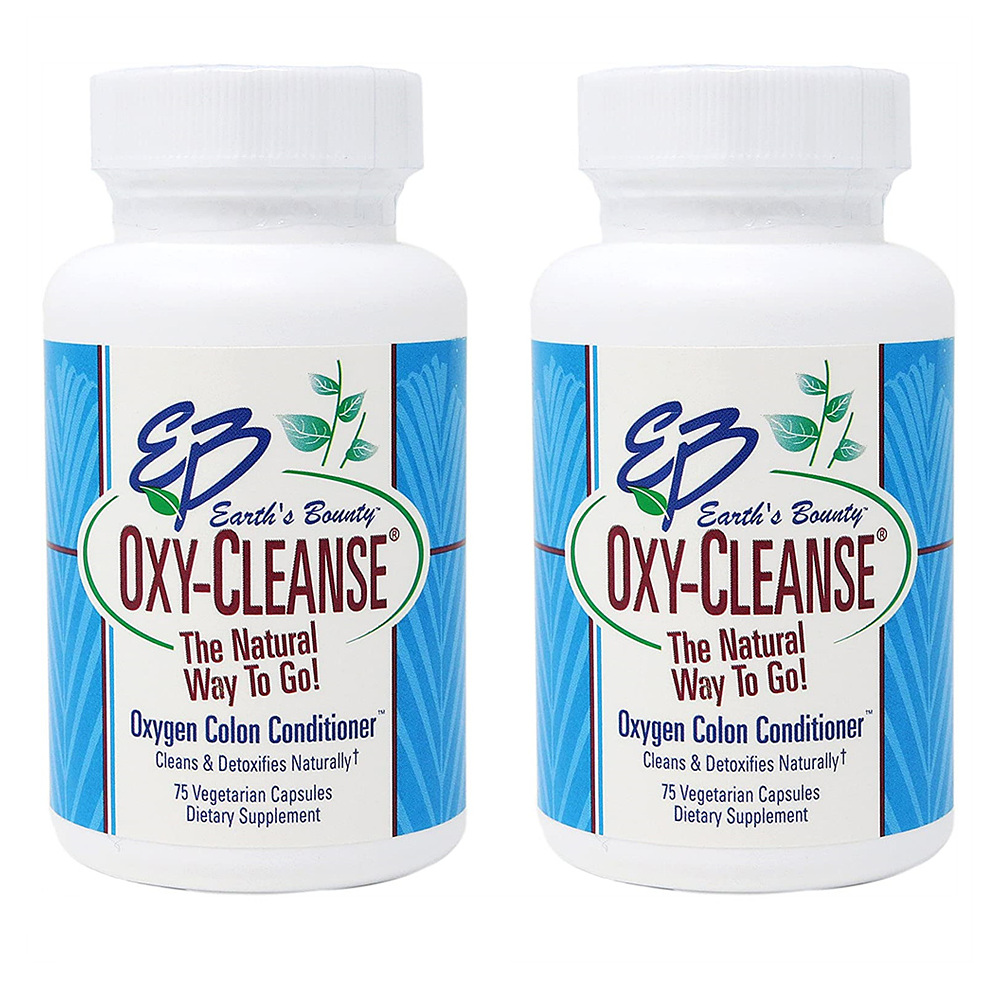 Earth’s Bounty <b>Oxy-Cleanse</b> 얼스 바운티 옥시 클렌즈 75베지캡슐 2팩