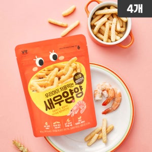 우리아이 처음먹는 새우얌얌 40g, 4개
