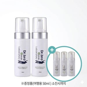 [항균99.9%]닥터브로 사타구니냄새 가려움 음낭 항문 저자극 남성청결제 150ml, 2개