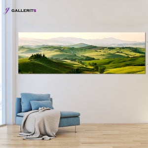 이탈리아 투스카니 산그림 풍경 사진 풍수 인테리어 액자 가게오픈선물 중형
