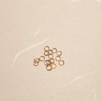 [O링/점프링 0.5mm x 3mm -골드] 1봉(1.5g-약50pcs)