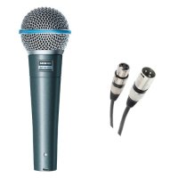 SHURE BETA58A 슈어 다이나믹 핸드마이크 + 케이블(XLR-XLR)-5M