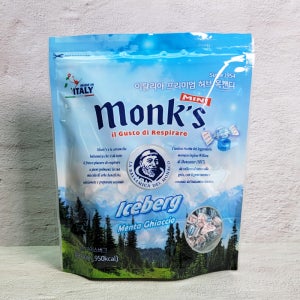 몽스 아이스버그 허브 목 캔디 500g 이태리 상쾌한 박하 사탕