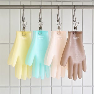 [동일사이즈 1+1] 실리밀리 니트릴 대용 다용도 반복사용 실리콘 위생장갑 (한 쌍 조리 청소 열탕소독)