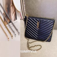 YSL 생로랑 뉴졸리 모노그램 클러치 마틀라쎄 리폼 체인 스트랩