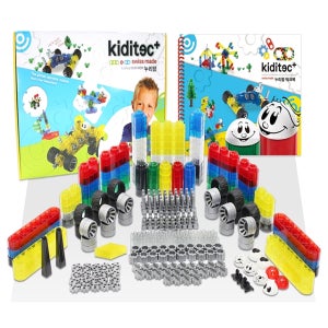 키디텍 누리맘 Nuri Mom 300피스, 유치원 홈스쿨 블럭조립 놀이교구