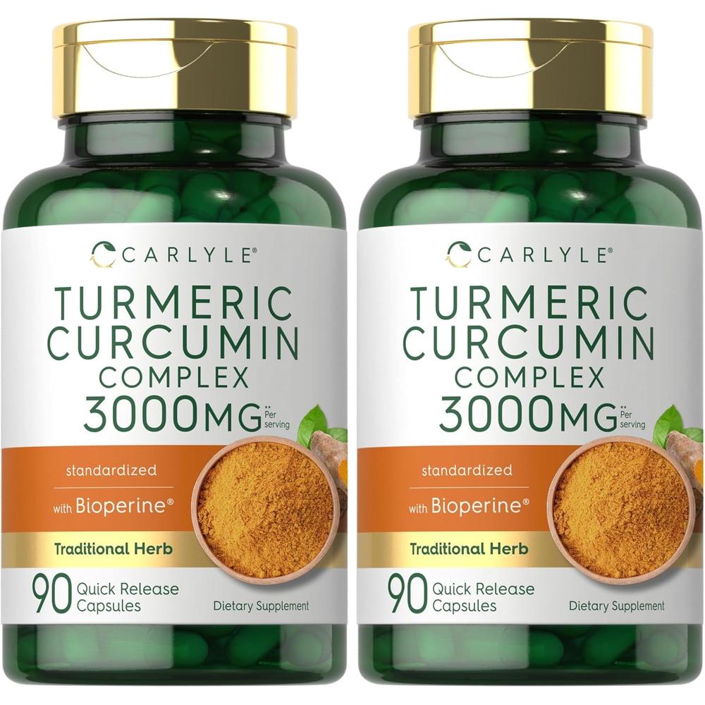 Carlyle 칼라일 <b>터메릭 커큐민</b> 강황 3000mg 90정 2개