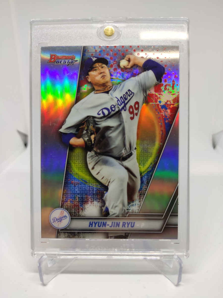 2019 Topps Bowman’s Best 11번 리프렉터 류현진 MLB 야구 카드
