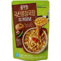 풀무원 찬마루 국산콩청국장 찌개양념, 130g(3~4인분)